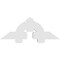 Ekena Millwork Ericson Architectural Grade PVC Gable Bracket, 48"W x 18"H x 4"D x 6"F, 9/12 Pitch GBP048X18X0406ERI00 - alternate 2